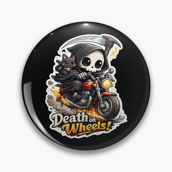 Item preview, Cute Reaper Rider - Death on Wheels designed and sold by TheZyro.