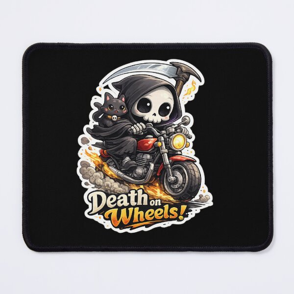 Item preview, Cute Reaper Rider - Death on Wheels designed and sold by TheZyro.