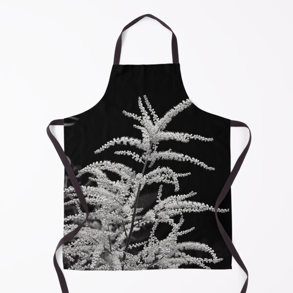 Item preview, Minimalist White Astilbe Bloom in Monochrome designed and sold by Apex_Visuals.