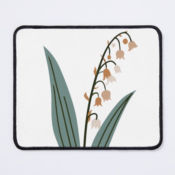 Item preview, MAY BIRTH FLOWER LILY OF THE VALLEY ART designed and sold by MarkedArtPrints.