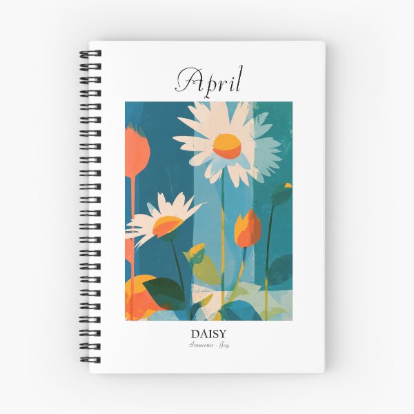 Item preview, APRIL BIRTH FLOWER DAISY ART designed and sold by MarkedArtPrints.