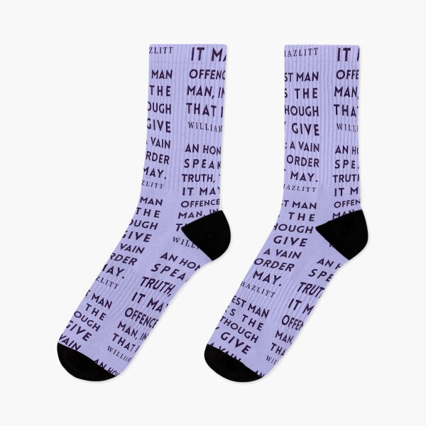 Item preview, William Hazlitt quote: An honest man speaks the truth, though it may give offence; a vain man, in order that it may. designed and sold by artbleed.