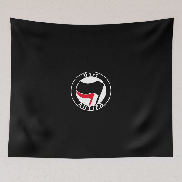 Aperçu de l'œuvre Design « Village Antifa » - Antifa - AFA - 161 - Action antifasciste créée et vendue par Sticks-Like-Gum.