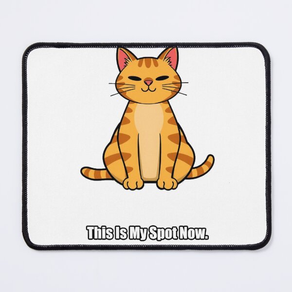 Item preview, Tabby Cat Sticker - This Is My Spot Now - Funny Cat Owner Gift designed and sold by pawdrops.