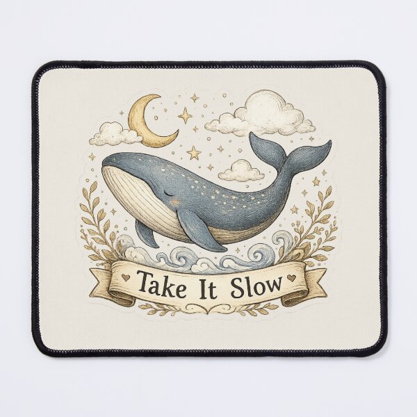 Item preview, Take It Slow Whale Comfort Design designed and sold by Safe Haven Pets.