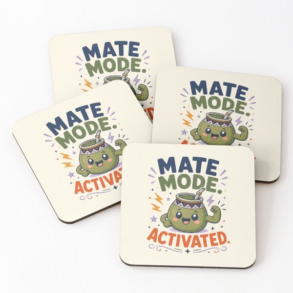 Item preview, Mate Mode Activated Funny Yerba Power designed and sold by BlackSector77.