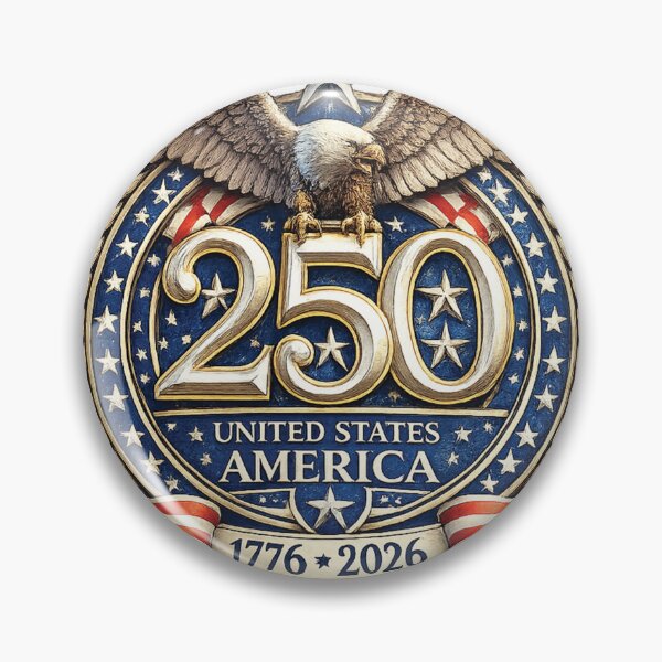 Item preview, USA 250th Anniversary Eagle Emblem | 1776-2026 Independence Day designed and sold by mansourhamid.