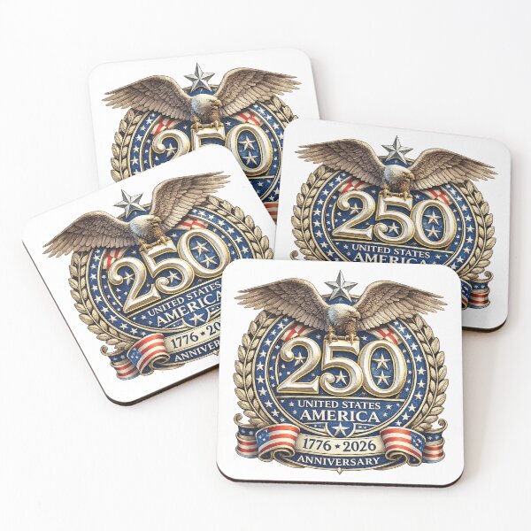 Item preview, USA 250th Anniversary Eagle Emblem | 1776-2026 Independence Day designed and sold by mansourhamid.