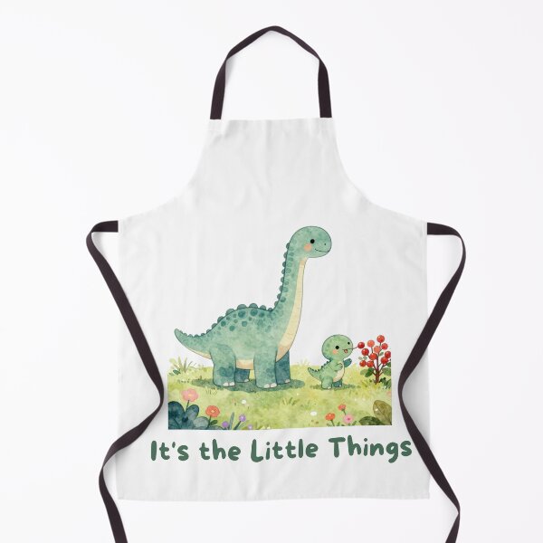 Item preview, It's the Little Things - Cute Watercolor Dinosaur designed and sold by BCapybara.