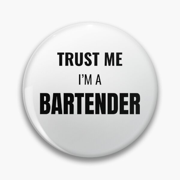 Item preview, Trust Me I'm a Bartender (Black) designed and sold by ShipCrewNation.