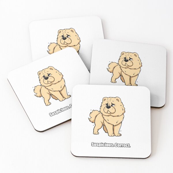 Item preview, Chow Chow Sticker - Suspicious Correct - Funny Chow Chow Owner Gift designed and sold by pawdrops.