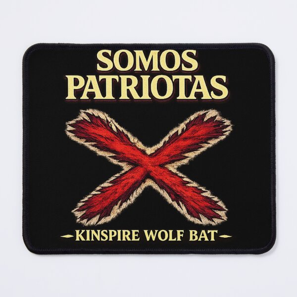 Item preview, We are Patriots Wolf Warrior T-Shirt | Spanish Power Design | KINSPIRE WOLF BAT designed and sold by KINSPIREWOLFBAT.