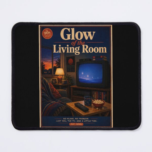 Item preview, Glow of the Living Room 90s Retro TV Poster designed and sold by Sketchlegacy.
