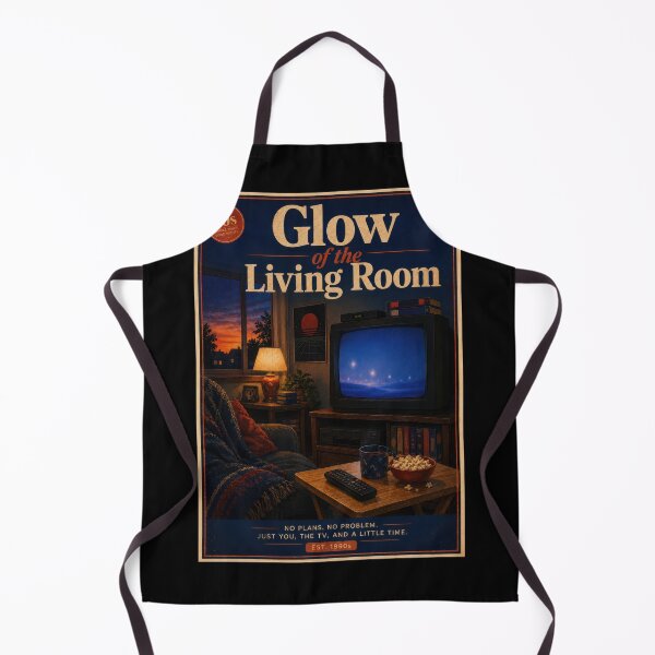 Item preview, Glow of the Living Room 90s Retro TV Poster designed and sold by Sketchlegacy.