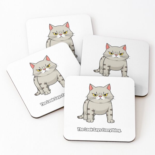 Item preview, British Shorthair Sticker - The Look Says Everything - Funny British Shorthair Gift designed and sold by pawdrops.