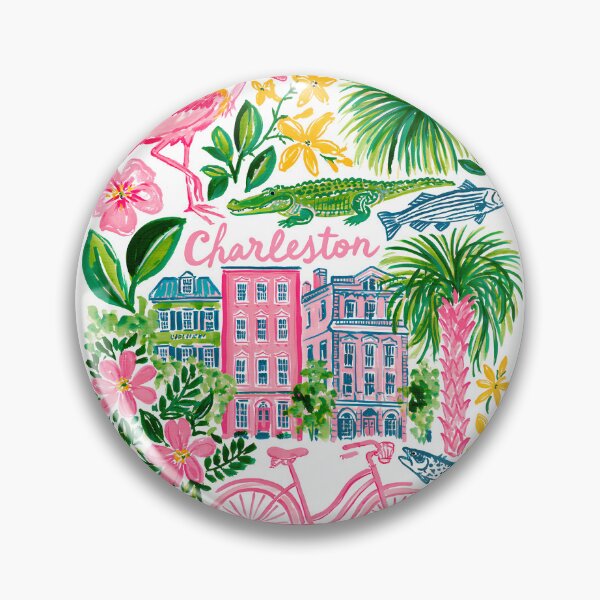 Item preview, Charleston South Carolina | Cute Preppy Coastal Southern Design designed and sold by ThePreppyArtist.