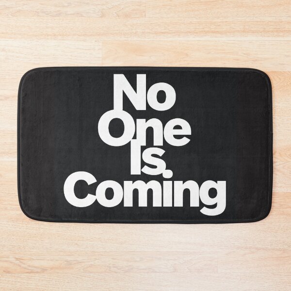 Item preview, No One Is Coming Dark Motivational Gothic Mindset Quote T-Shirt designed and sold by slumber-1.