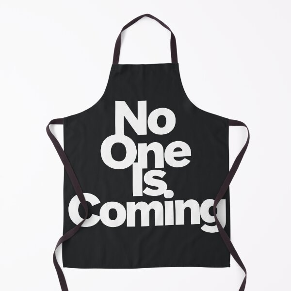 Item preview, No One Is Coming Dark Motivational Gothic Mindset Quote T-Shirt designed and sold by slumber-1.