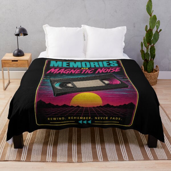 Item preview, Memories in Magnetic Noise Retro VHS Poster designed and sold by Sketchlegacy.