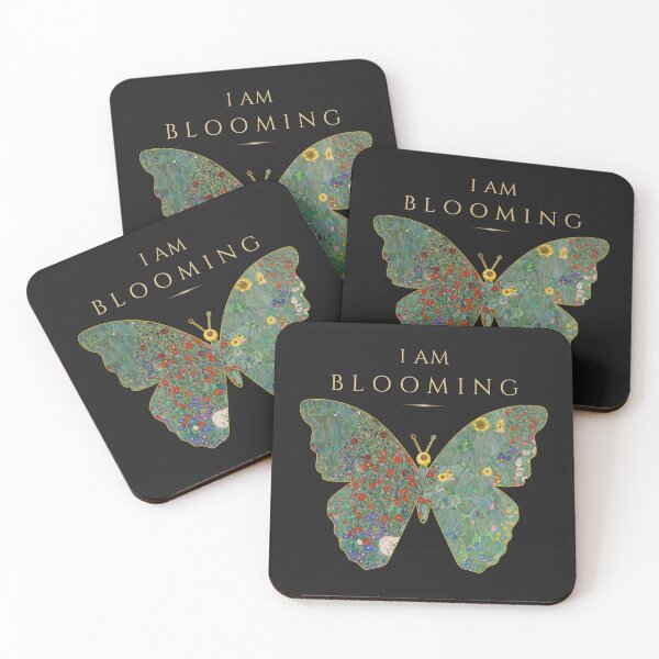 Item preview, I AM BLOOMING | Floral Butterfly Art | Christian Inspiration | Faith and Growth Decor designed and sold by KittenAndCo.