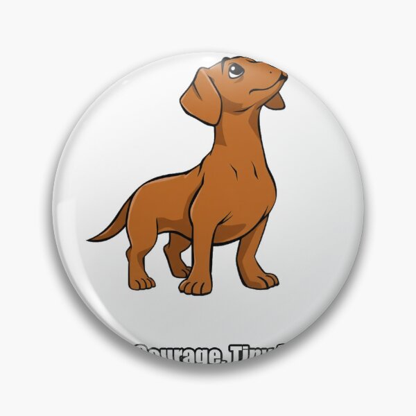 Item preview, Dachshund Sticker - Big Courage Tiny Legs - Funny Dachshund Owner Gift designed and sold by pawdrops.