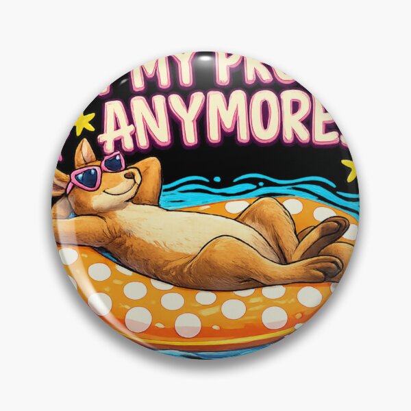 Item preview, Funny Australian Kangaroo Retirement Design - Retired Not My Problem Anymore designed and sold by Taylor  ART.