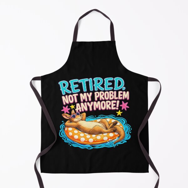 Item preview, Funny Australian Kangaroo Retirement Design - Retired Not My Problem Anymore designed and sold by Taylor ART.