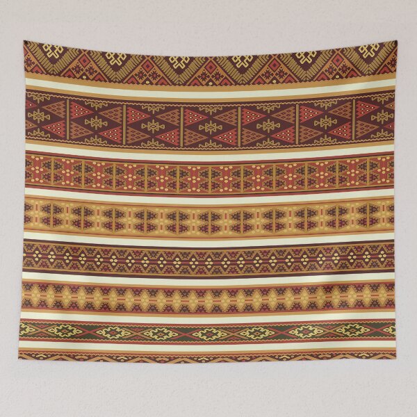 Item preview, African Pattern Design Sticker | Tribal Geometric Art | African Inspired POD Design designed and sold by limos.