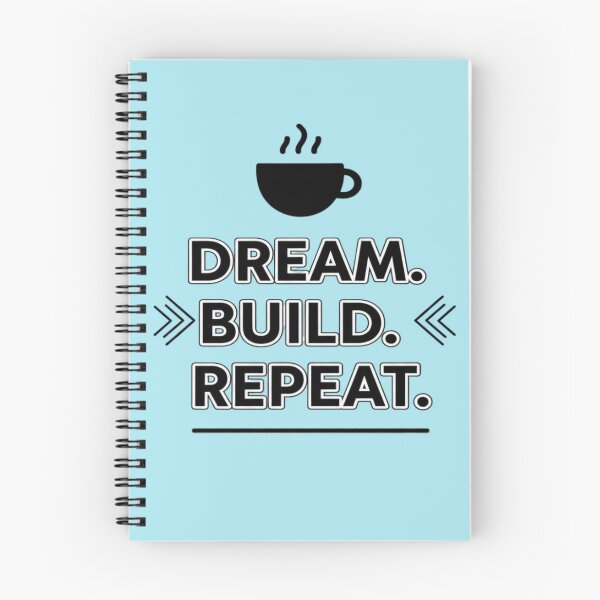 Item preview, Dream Build Repeat Success Mindset designed and sold by PrintBreeze.