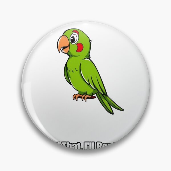 Item preview, Parrot Sticker - I Heard That Ill Remember - Funny Parrot Owner Gift designed and sold by pawdrops.