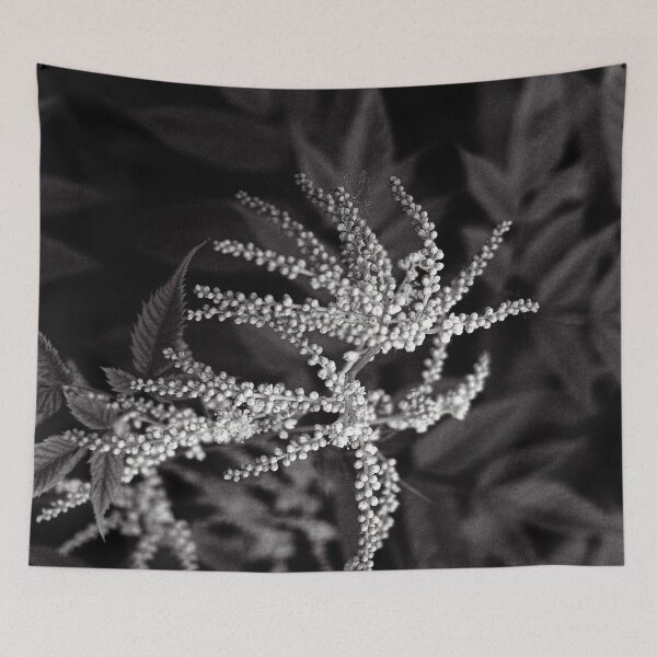 Item preview, Vintage-Style Botanical Monochrome Grain Print designed and sold by Apex_Visuals.