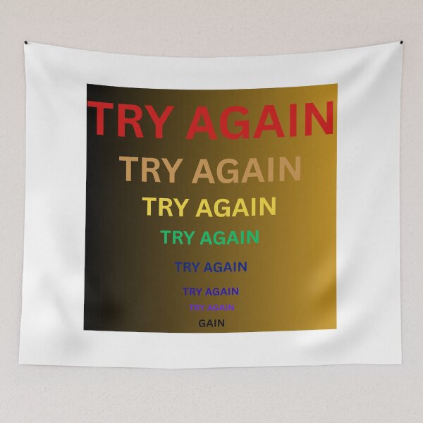 Item preview, Try again designed and sold by hermes_showp.