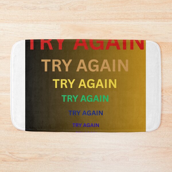 Item preview, Try again designed and sold by hermes_showp.