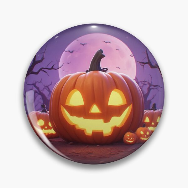 Item preview, Jack-O'-Lantern Pumpkins Full Moon Spooky Trees Halloween Night Design designed and sold by Cute Animals And Royal Art.