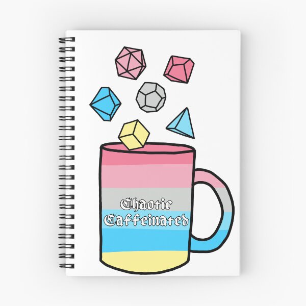 Item preview, Chaotic Caffeinated Genderflux Pride  designed and sold by BrookeGibson.