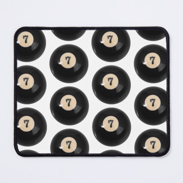 Item preview, Retro Black Lucky Number 7 Billiard Pool Ball designed and sold by pots-shop.