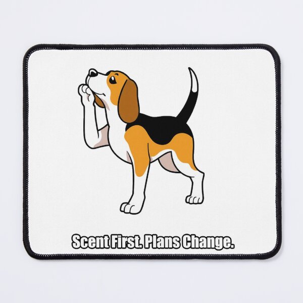 Item preview, Beagle Sticker - Scent First Plans Change - Funny Beagle Owner Gift designed and sold by pawdrops.