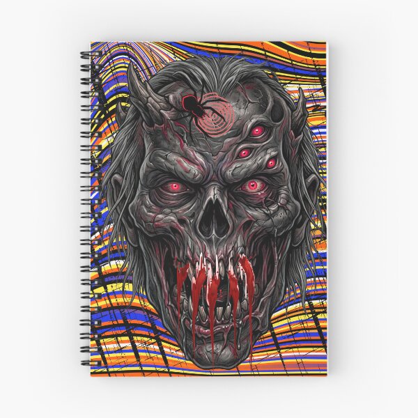 Item preview, Torn zombie monster with multiple eyes and spider illustration designed and sold by VibranPalette.