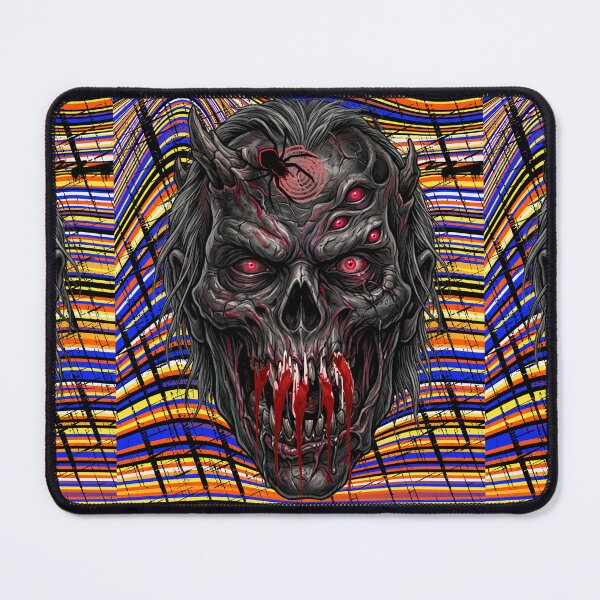 Item preview, Torn zombie monster with multiple eyes and spider illustration designed and sold by VibranPalette.