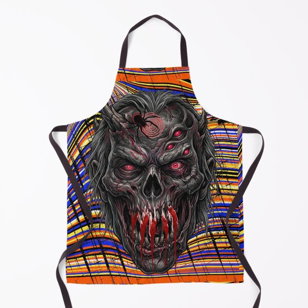 Item preview, Torn zombie monster with multiple eyes and spider illustration designed and sold by VibranPalette.
