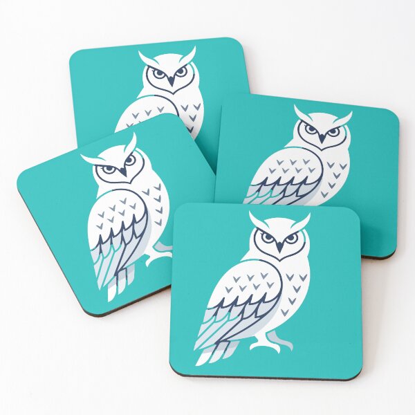Item preview, Minimalist Snowy Owl Illustration designed and sold by Creative Owlet.