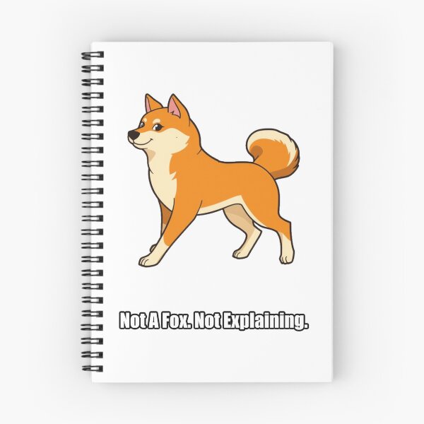 Item preview, Shiba Inu Sticker - Not A Fox Not Explaining - Funny Shiba Inu Owner Gift designed and sold by pawdrops.