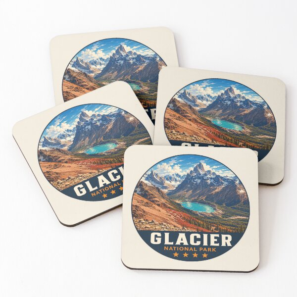 Item preview, Glacier National Park Sticker designed and sold by Gideon Emmerich.