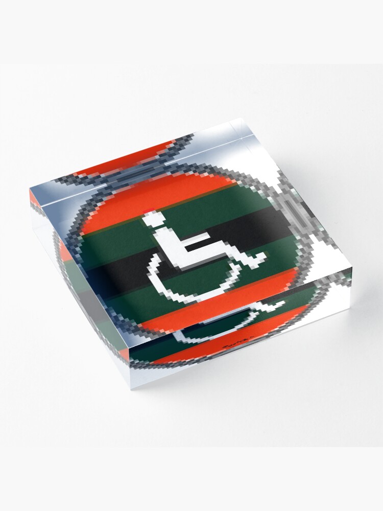 Alternate view of Handicap and singularity XI by RootCat and marie b. Acrylic Block