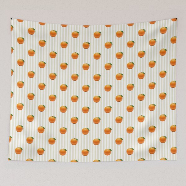 Item preview, Cute Orange Pattern Phone Case for Girls | Striped Orange Journal for Students | Fresh Citrus Stripes Tote Bag for Mom | Sweet Fruit Pattern Throw Blanket for Best Friends designed and sold by VivaFy.