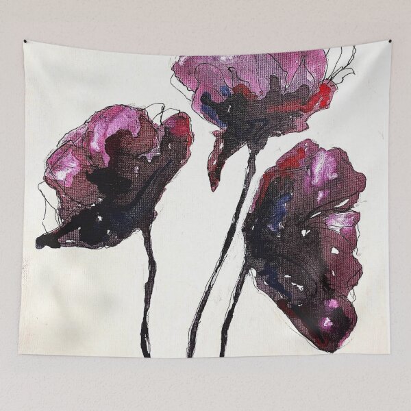 Item preview, Purple Flowers Floral Design designed and sold by BuckaBaby.