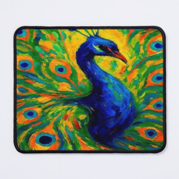 Item preview, Colorful Peacock Feather Artwork  designed and sold by NivyasArtistry.