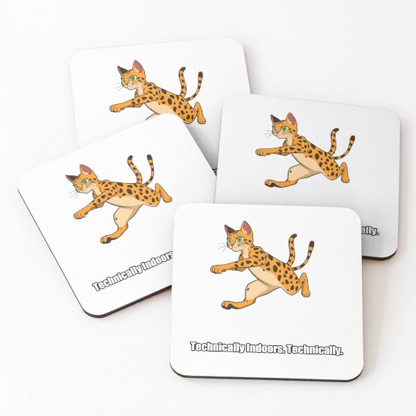 Item preview, Bengal Cat Sticker - Technically Indoors Technically - Funny Bengal Cat Owner Gift designed and sold by pawdrops.