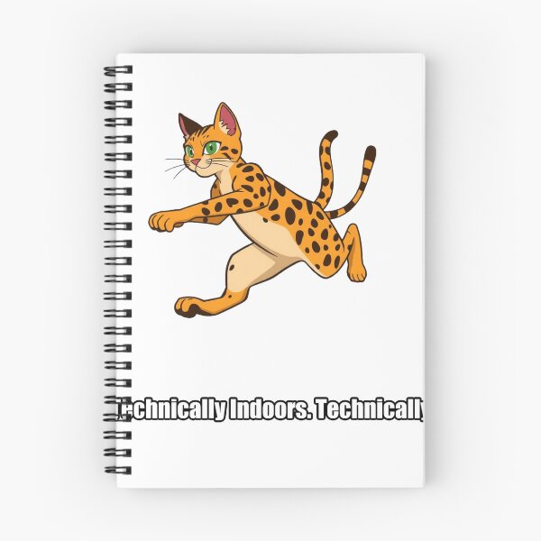Item preview, Bengal Cat Sticker - Technically Indoors Technically - Funny Bengal Cat Owner Gift designed and sold by pawdrops.