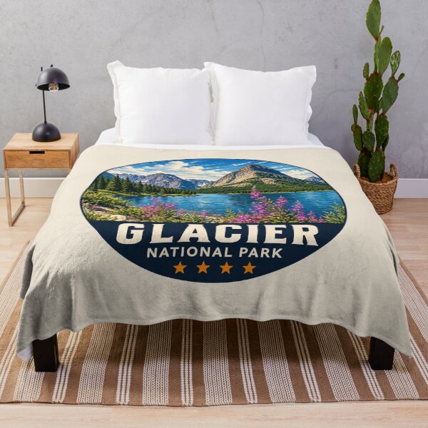 Item preview, Glacier National Park Sticker designed and sold by Gideon Emmerich.